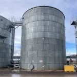 Galvanised steel water tanks for agricultural irrigation