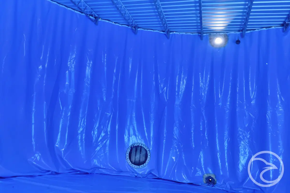 Chemical exposure damaging internal tank surfaces in industrial conditions